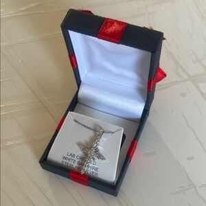 Sterling Silver Dragonfly Pendant Necklace